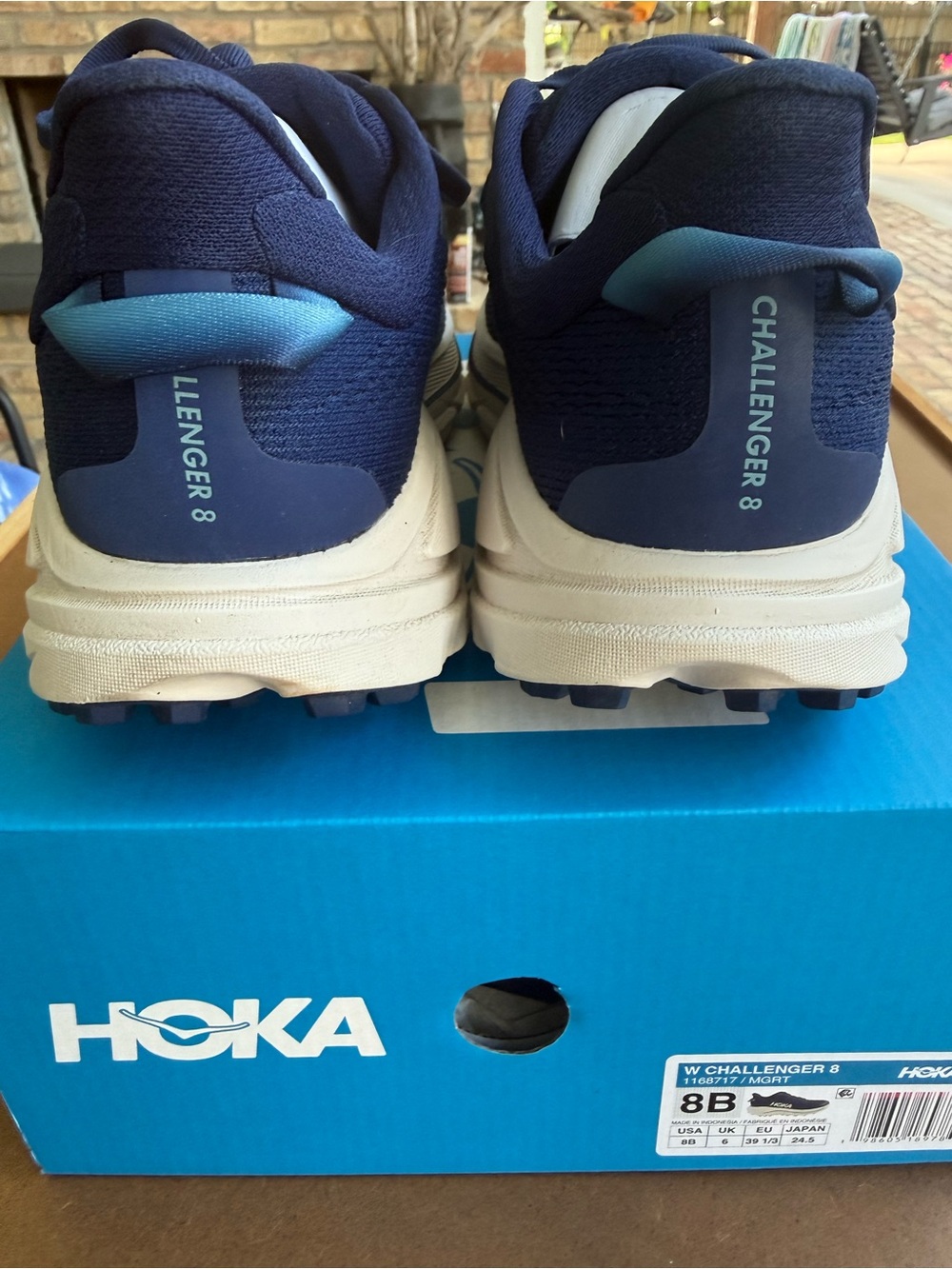 HOKA Challenger 8 Midnight Blue Size 8B - Picture 4 of 8